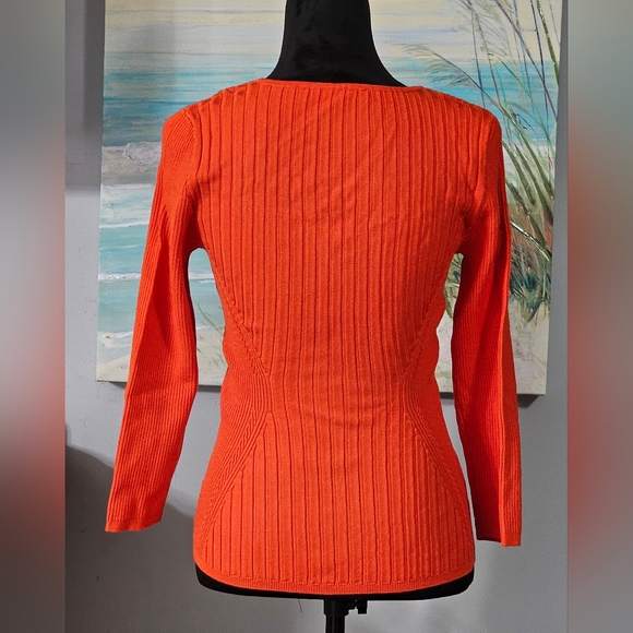 WHBM Sweetheart Ribbed Top Size Medium - Picture 5 of 6